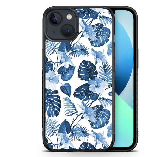 Bjornberry Skal iPhone 13 Mini - Blå Blommor