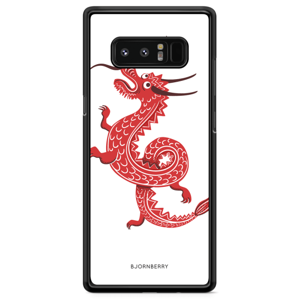 Bjornberry Skal Samsung Galaxy Note 8 - Röd Drake