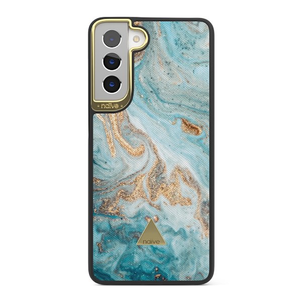 Naive Samsung Galaxy S21 Plus Skal - Turquoise Dream