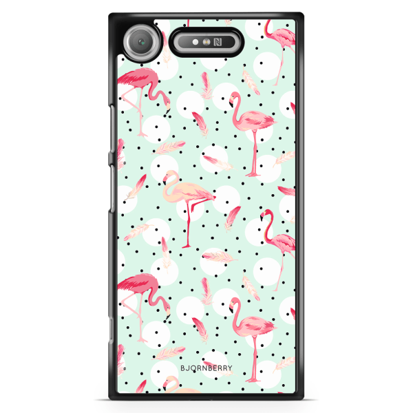 Bjornberry Sony Xperia XZ1 Skal - Flamingos