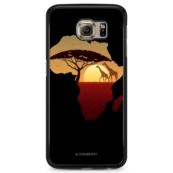 Bjornberry Skal Samsung Galaxy S6 Edge - Afrika Svart
