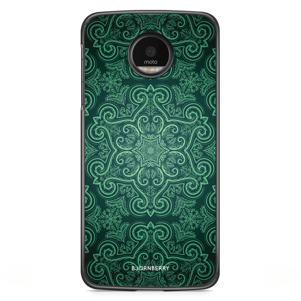 Bjornberry Skal Motorola Moto G5S Plus - Grön Retromönster
