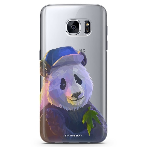 Bjornberry Samsung Galaxy S6 Edge TPU Skal -Färgglad Panda