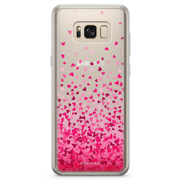 Bjornberry Skal Hybrid Samsung Galaxy S8 - Hjärtkonfetti