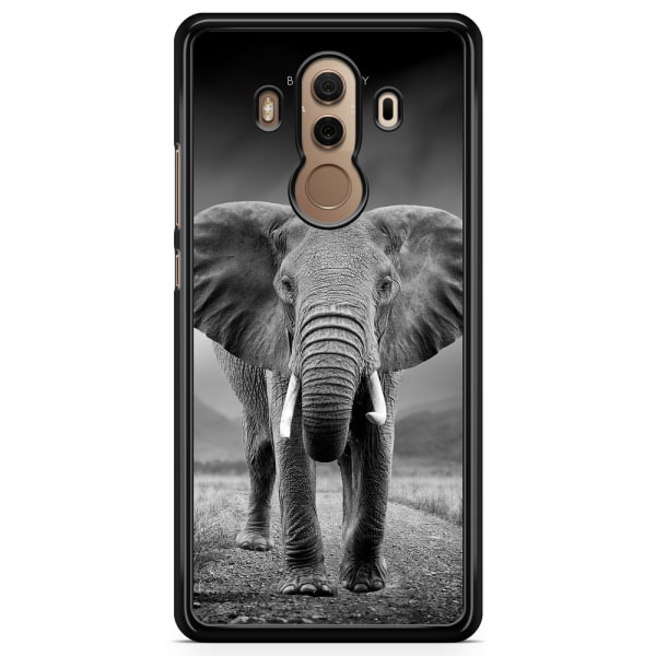 Bjornberry Skal Huawei Mate 10 Pro - Svart/Vit Elefant