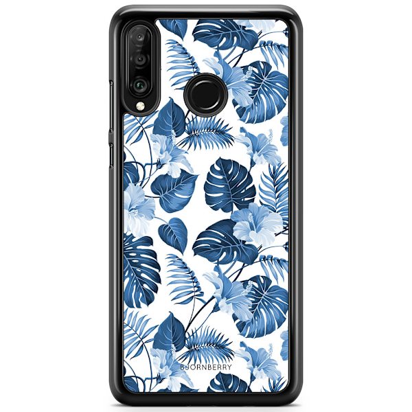 Bjornberry Hårdskal Huawei P30 Lite - Blå Blommor