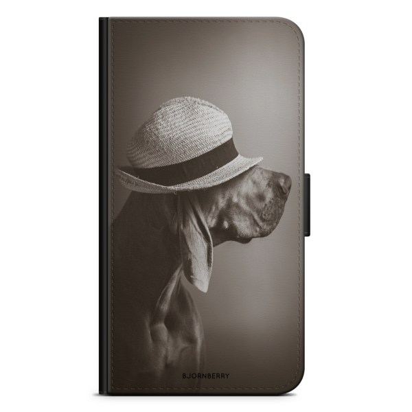 Bjornberry Plånboksfodral Nokia 7 Plus - Hund med Hatt