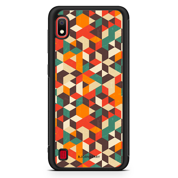 Bjornberry Skal Samsung Galaxy A10 - Retro Geometri