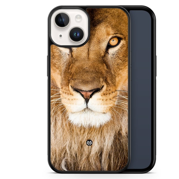 Bjornberry Skal iPhone 14 -Lejonansikte