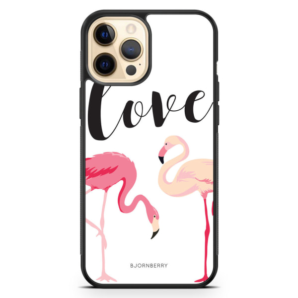 Bjornberry Hårdskal iPhone 12 Pro Max - Love Flamingo