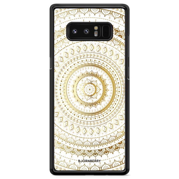 Bjornberry Skal Samsung Galaxy Note 8 - Guld Mandala