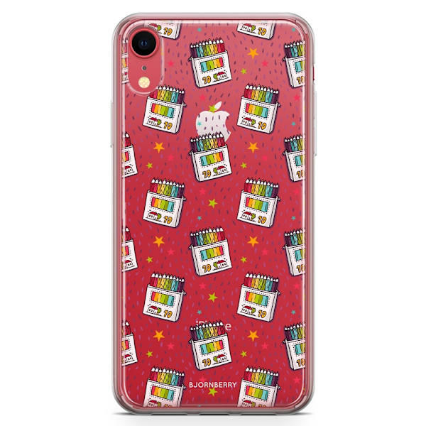 Bjornberry Hybrid Skal iPhone XR  - Färgpennor