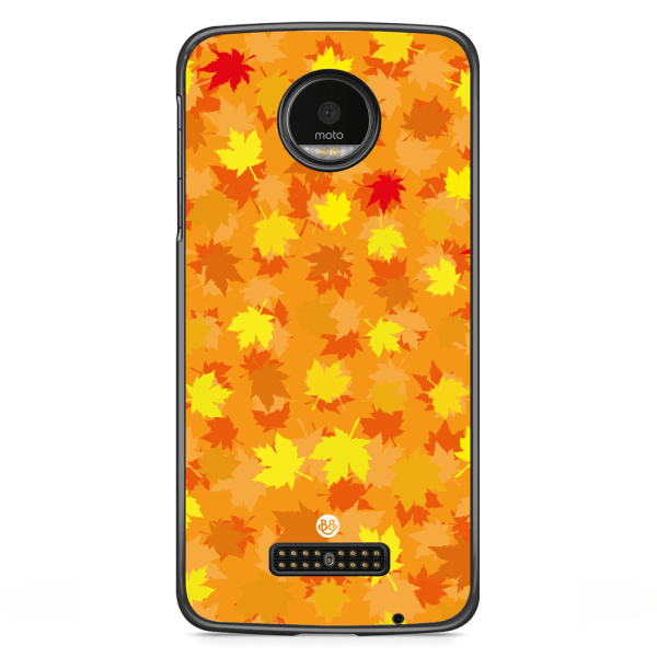 Bjornberry Skal Motorola Moto Z - Orange/Röda Löv