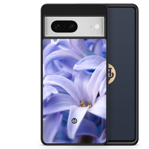 Bjornberry Skal Google Pixel 7 - Blå Blomma