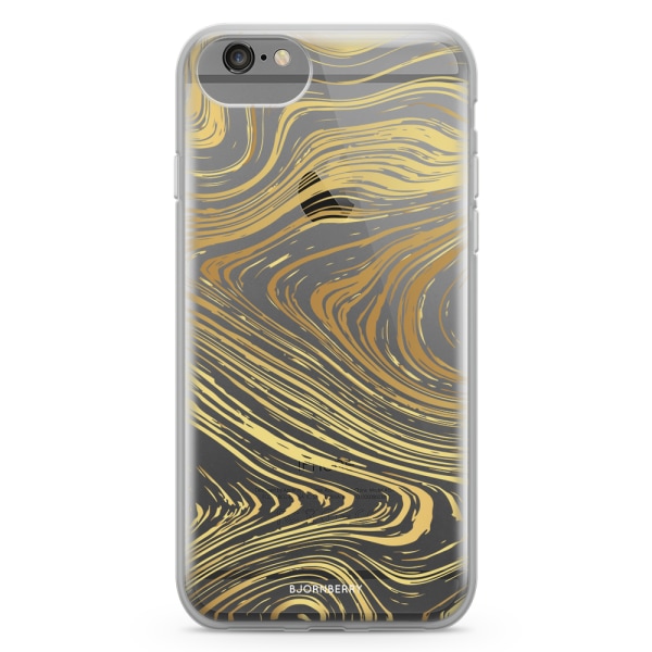 Bjornberry Skal Hybrid iPhone 6/6s - Guld Marmor