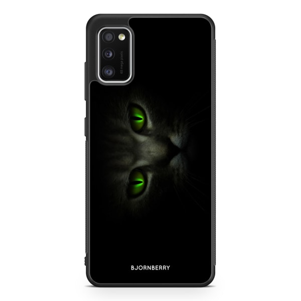Bjornberry Skal Samsung Galaxy A41 - Gröna Kattögon