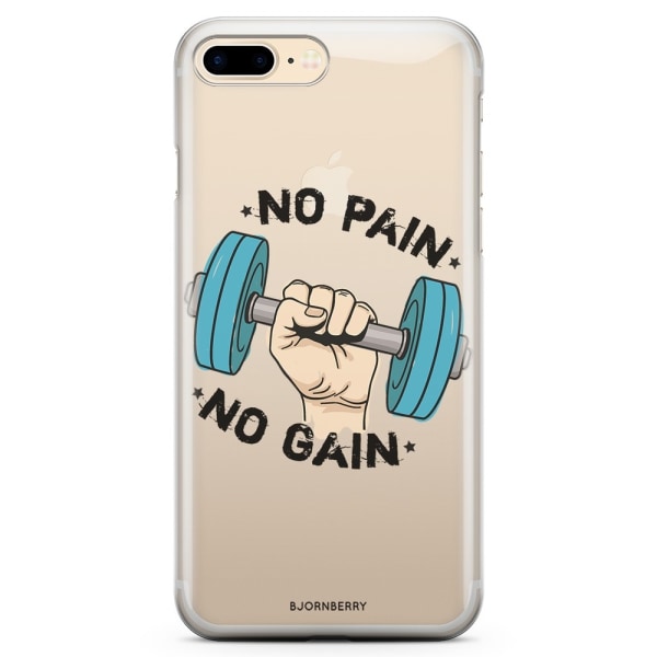 Bjornberry iPhone 7 Plus TPU Skal - No pain no gain