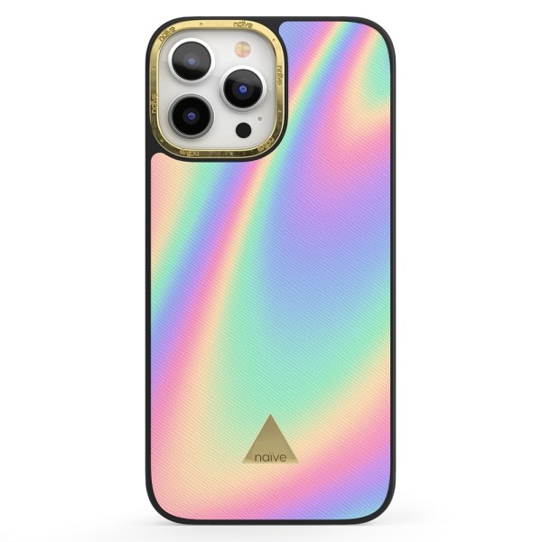 Naive iPhone 13 Pro Max Skal - Rainbow