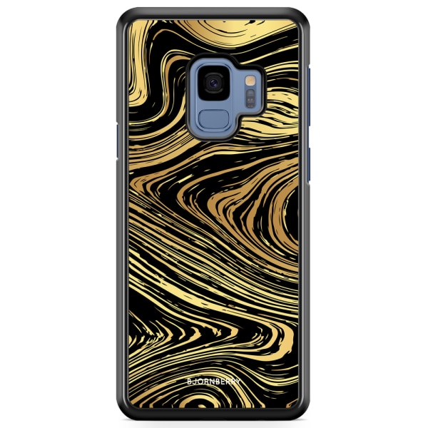 Bjornberry Skal Samsung Galaxy A8 (2018) - Guld Marmor