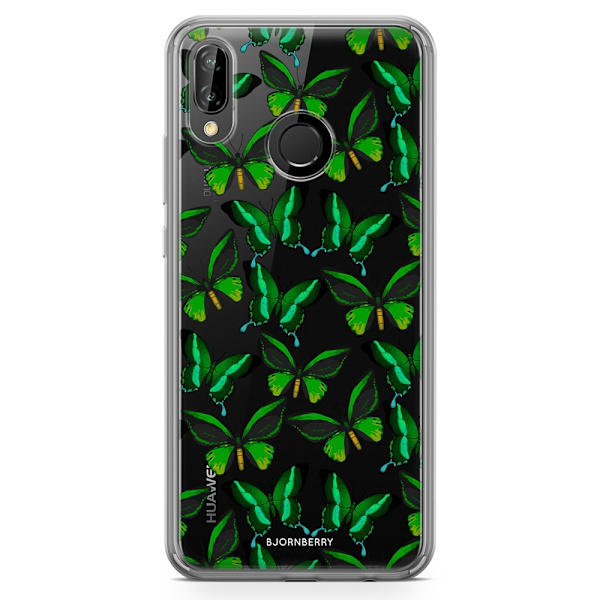 Bjornberry Hybrid Skal Huawei P20 Lite - Fjärilar