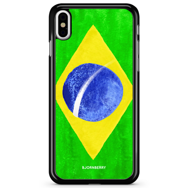 Bjornberry Skal iPhone X / XS - Brasiliens Flagga