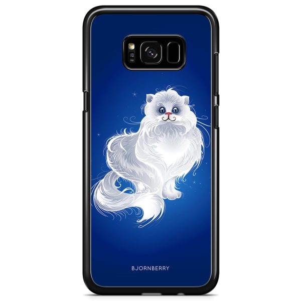 Bjornberry Skal Samsung Galaxy S8 Plus - Vit Katt