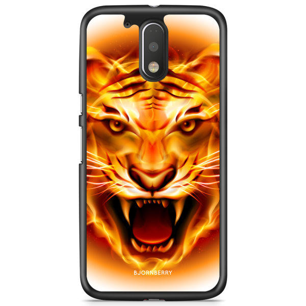 Bjornberry Skal Moto G4/G4 Plus - Flames Tiger