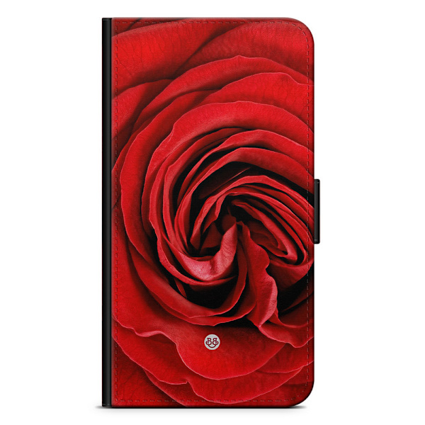 Bjornberry Xiaomi Redmi 10 Fodral - Röd Ros