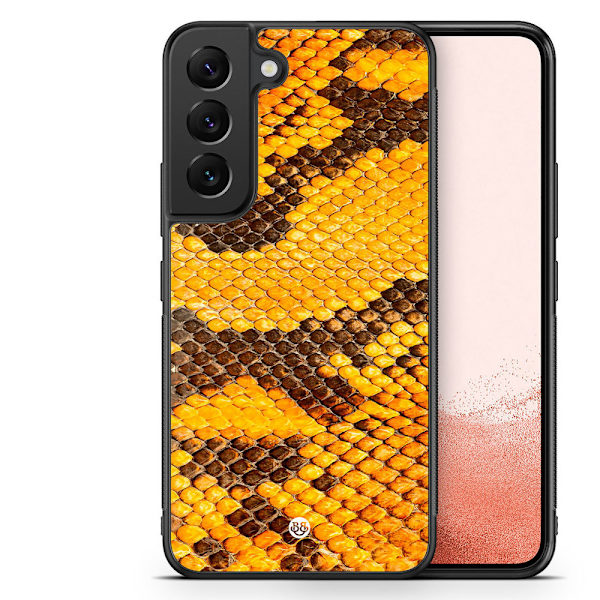 Bjornberry Skal Samsung Galaxy S22 Plus 5G -Gul Orm