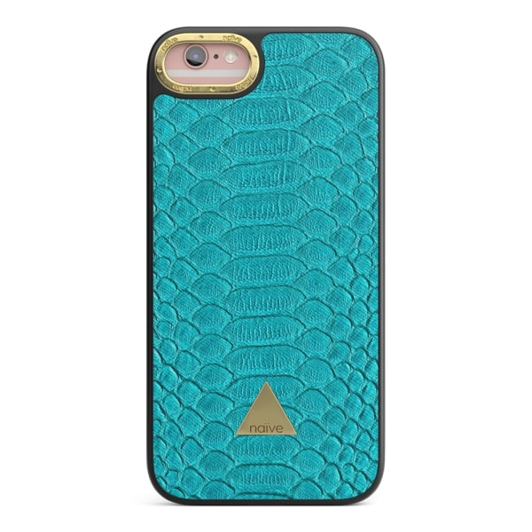 Naive iPhone 6/6s Skal - Turquoise Snake