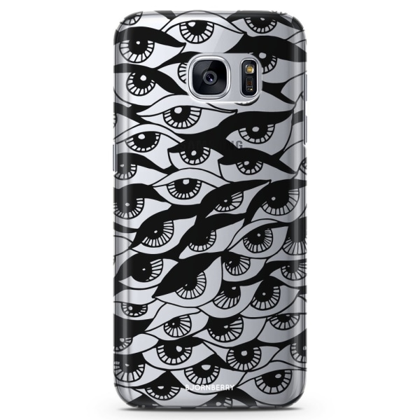 Bjornberry Samsung Galaxy S6 Edge TPU Skal -Ögon