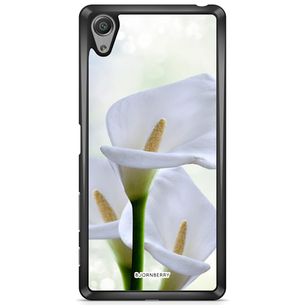 Bjornberry Skal Sony Xperia X - Vit Blomma