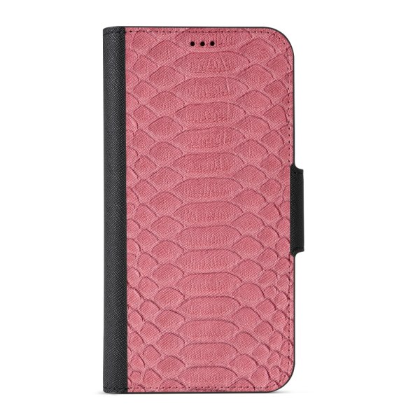 Naive iPhone 12 Mini Plånboksfodral  - Pink Snake