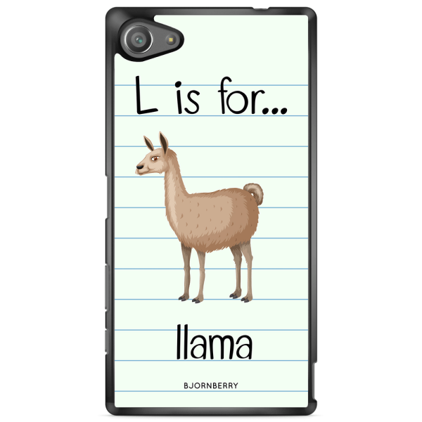 Bjornberry Skal Sony Xperia Z5 Compact - L Is For Llama
