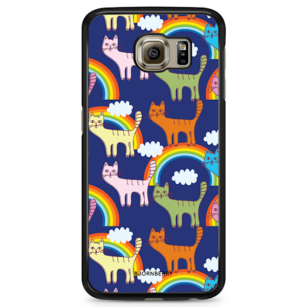 Bjornberry Skal Samsung Galaxy S6 Edge - Katter & Regnbågar