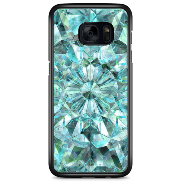 Bjornberry Skal Samsung Galaxy S7 - Gröna Kristaller
