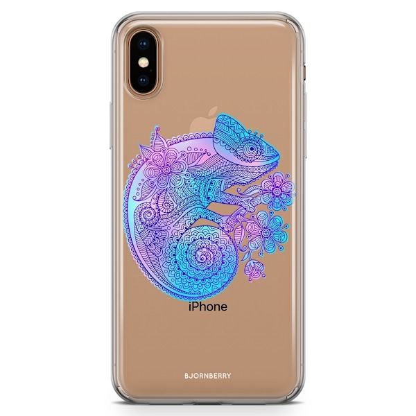 Bjornberry Hybrid Skal iPhone Xs Max  - Mandala Kameleont