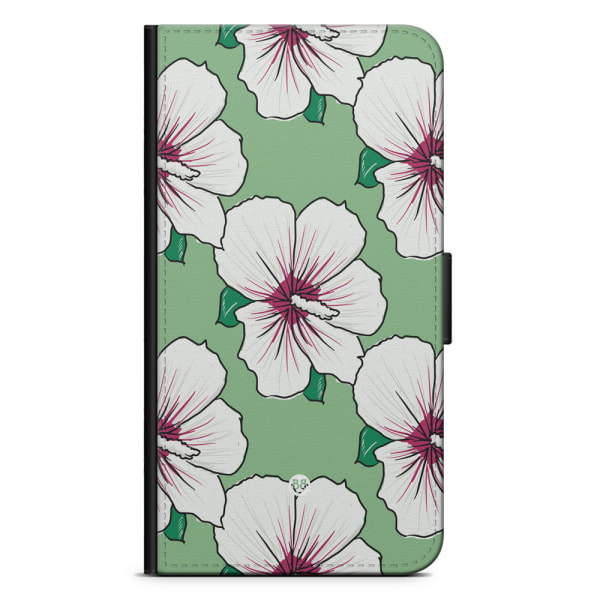 Bjornberry iPhone 14 Plus Fodral - Gräddvita Blommor