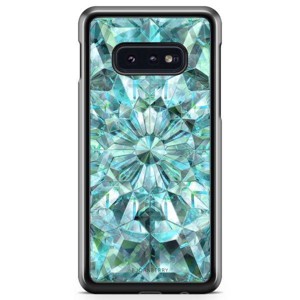 Bjornberry Skal Samsung Galaxy S10e - Gröna Kristaller