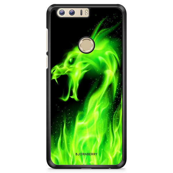 Bjornberry Skal Huawei Honor 8 - Grön Flames Dragon