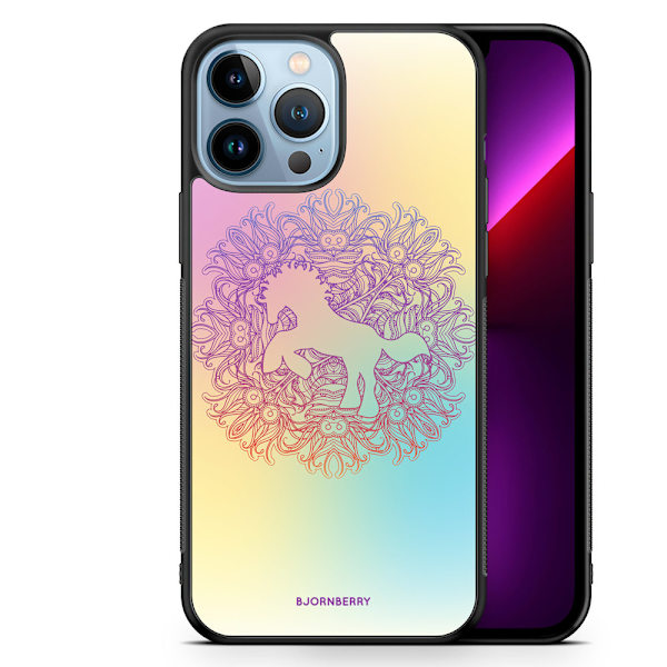 Bjornberry Skal iPhone 13 Pro Max - Regnbågsenhörning