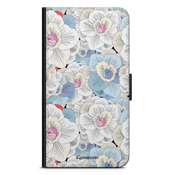 Bjornberry Plånboksfodral iPhone 5C - Blommor