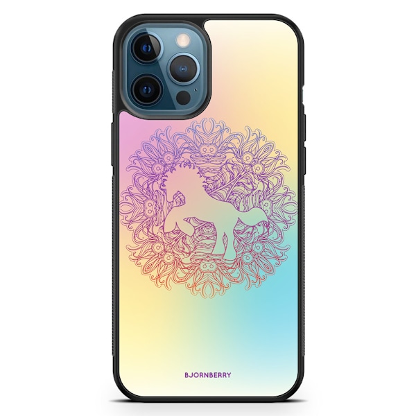 Bjornberry Hårdskal iPhone 12 Pro - Regnbågsenhörning