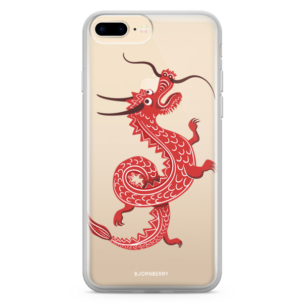 Bjornberry Skal Hybrid iPhone 7 Plus - Röd Drake