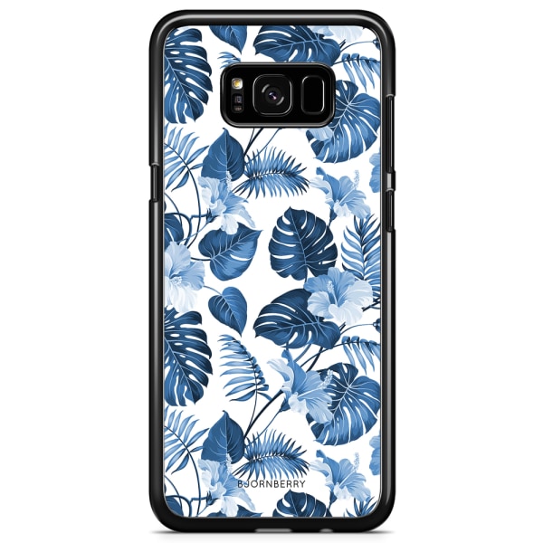 Bjornberry Skal Samsung Galaxy S8 - Blå Blommor