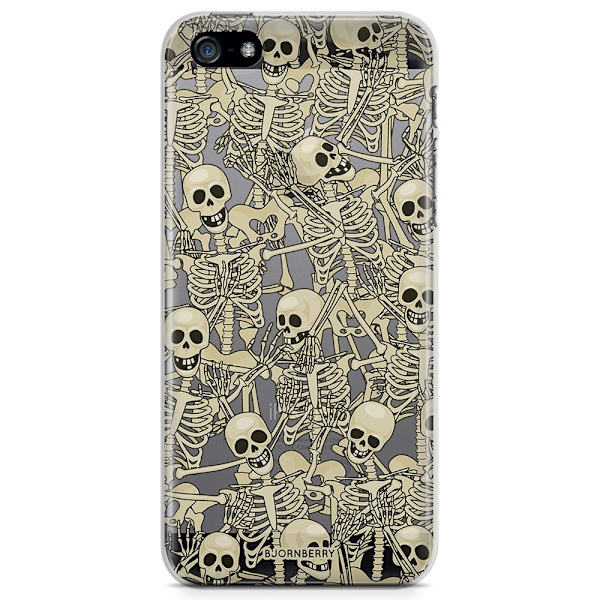 Bjornberry iPhone 5/5S/SE TPU Skal - Skelett
