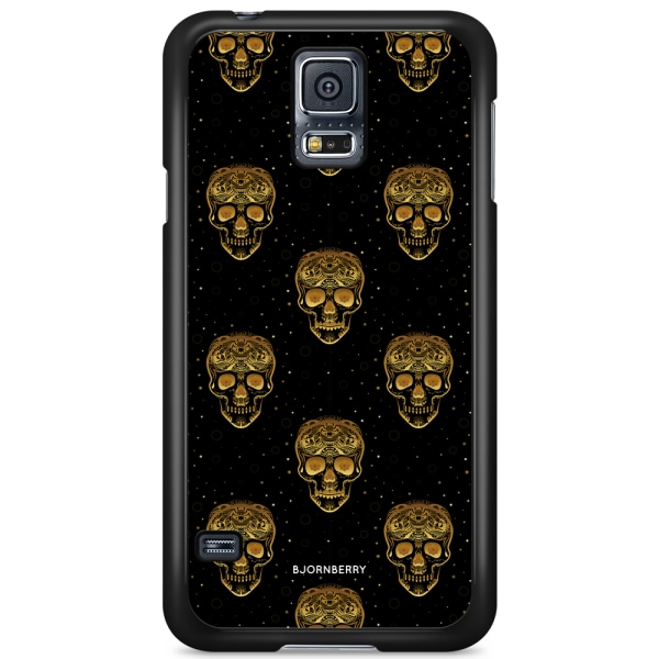 Bjornberry Skal Samsung Galaxy S5 Mini - Gold Skulls