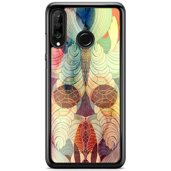 Bjornberry Hårdskal Huawei P30 Lite - Retro Mönster