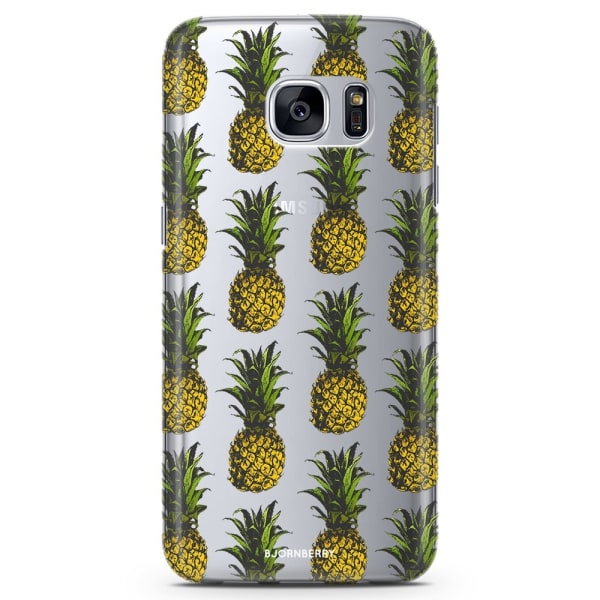 Bjornberry Samsung Galaxy S7 Edge TPU Skal -Ananas Mönster