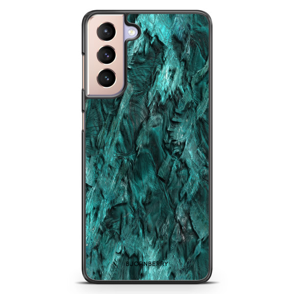 Bjornberry Skal Samsung Galaxy S21 - Grön Kristall